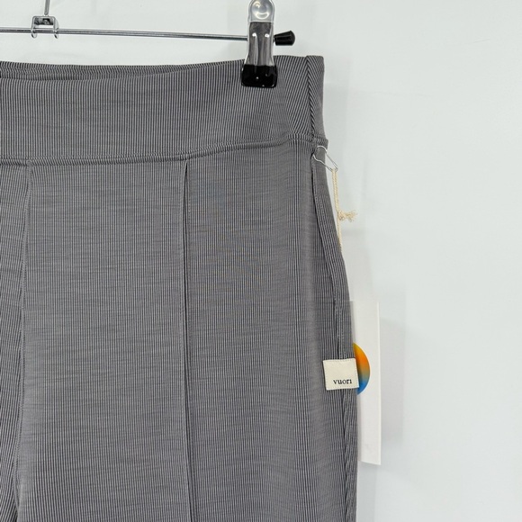 Vuori Lux Rib Split Bootcut Legging Pant in Heather Grey Size L - Picture 10 of 12